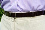 MySelf Belts: Easy to Put-On Belt for Adults, Brown