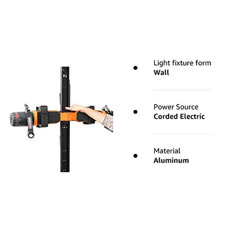 MAXPRO Slimline Wall Track, One-Button Operation