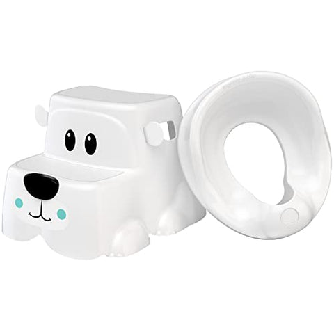 Squatty Potty Kids Toilet Step Stool Set - Potty Pet Bear Cub Base
