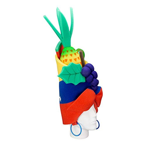 FOAM PARTY HATS: Venezuela Carmen Miranda Hat - Fruit Basket Hat