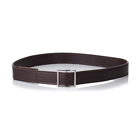 Myself Belts Unisex Easy One Handed Belt, Dark Brown