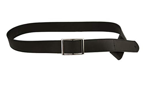Myself Belts Unisex Easy One Handed Genuine Leather Belt, Black