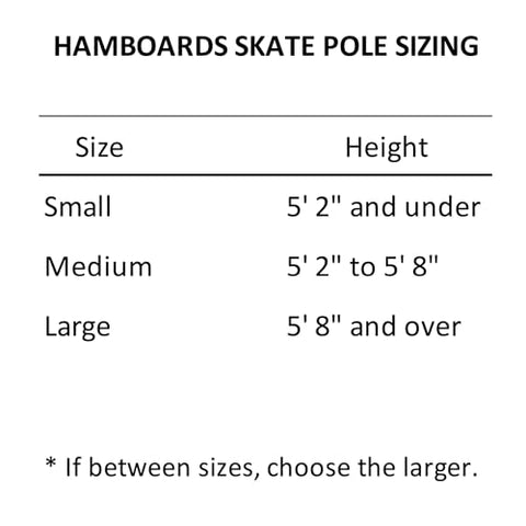 Hamboards Street Sweeper PRO Skate Pole for Longboards