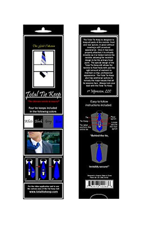 Total Tie Keep Necktie Accessory Gold Collection - 4 pack