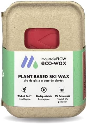 mountainFLOW eco-Wax Blue Square Kit, Ski + Snowboard Wax