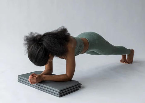 Stakt Foldable Fitness & Yoga Mat, Non-Slip Surface, Portable & Lightweight