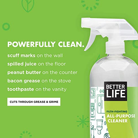 Better Life - All Purpose Cleaner - Multipurpose Spray - Clary Sage/Citrus - Pack of 2