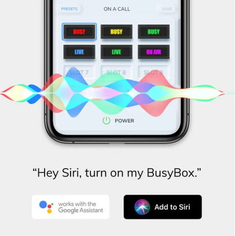 BusyBox S smart Bluetooth Sign - 5,000 mAH Battery Powered