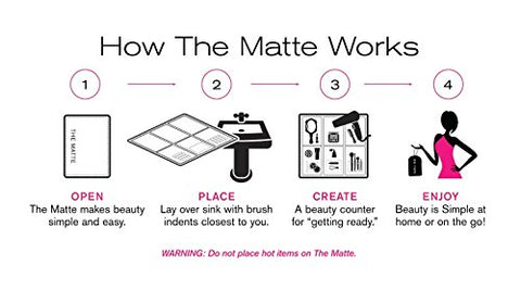 The Matte - Make Up Organizer Space Saver (Standard, Black)