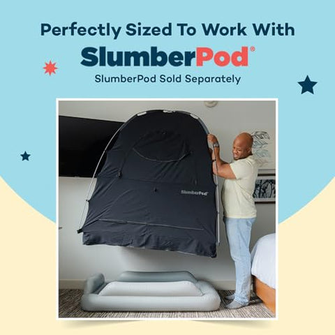 SlumberPod SlumberTot Inflatable Toddler Travel Bed - Portable Kids Air Mattress