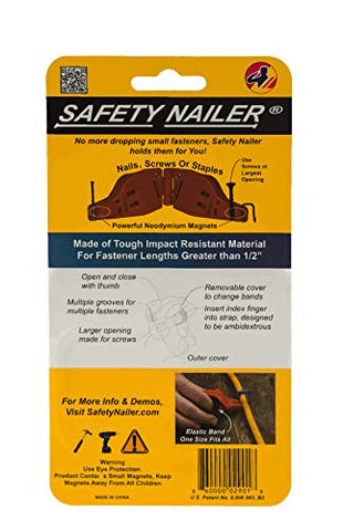 Safety Nailer Mini - For Finish Nails, Screws, Staples