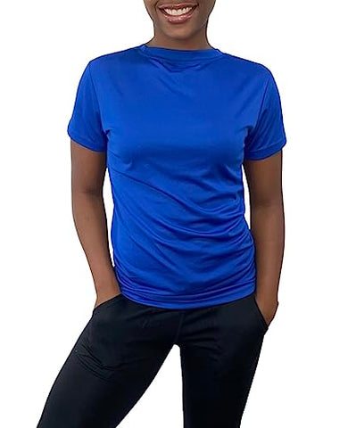 Breathable Short Sleeve Shirt - Blue