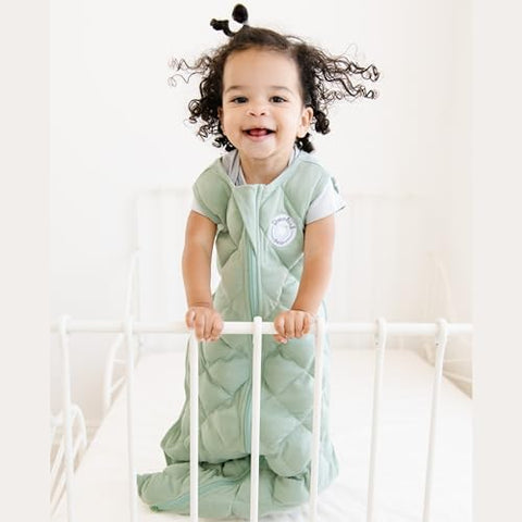 DREAMLAND BABY Weighted Sleep Sack - Ages 6-12 Months - Green