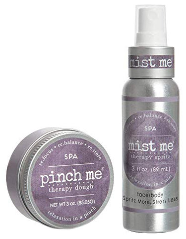 Stress Relief Combo Pack Mist Me Spray and Pinch Me Dough (Spa)