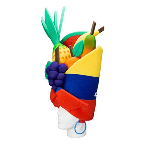 FOAM PARTY HATS: Venezuela Carmen Miranda Hat - Fruit Basket Hat
