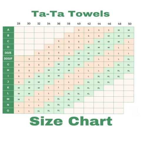 Ta-Ta Towel Lounge Bra - Large, Black