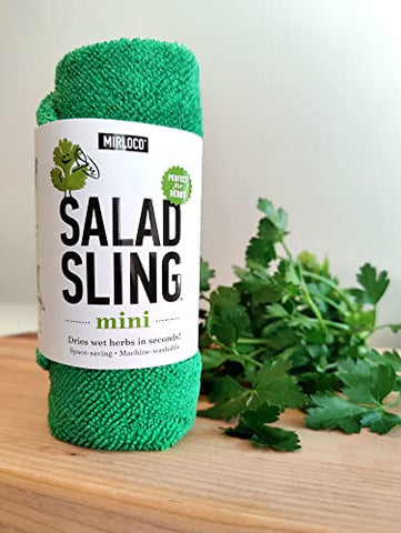 Salad Salad Sling Mini by Mirloco - Lettuce and Herb Dryer Towel, Waterproof