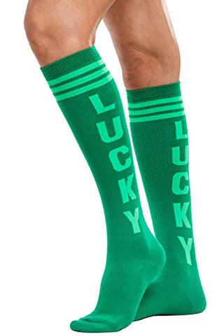 Women's Green Lucky Socks - St. Patrick's Day