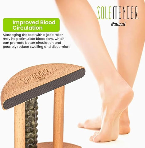 Solemender Natural Jade Foot Massager