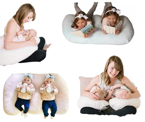 Twin Z The Pillow - Blue 6-in-1 Twin Pillow, Breastfeeding