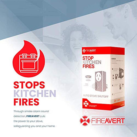 FireAvert - Electric Auto Stove Shut-Off Safety Device (3-Prong)