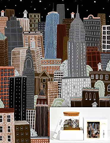 JIGGY - Artwork Puzzle + Glue Kit (NYC Night)