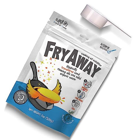FryAway Super Fry Cooking Oil Solidifier, 20 Cups
