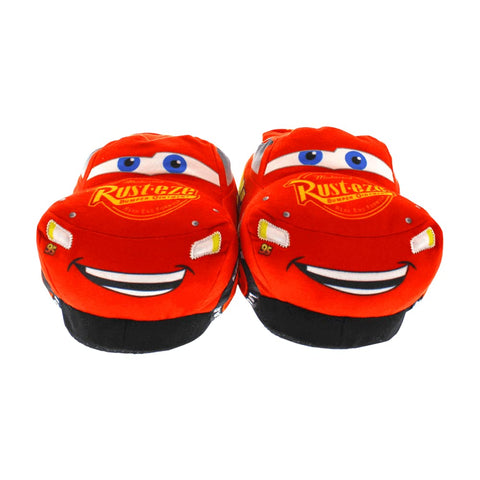Happy Feet Disney Pixar Lightning McQueen Slippers, Medium/Large