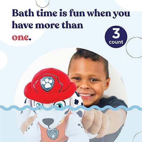SoapSox Kids Bath Sponge 3pcs Paw Patrol, Machine Washable