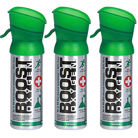 Boost Oxygen 3 Liter Canister, 3 Pack