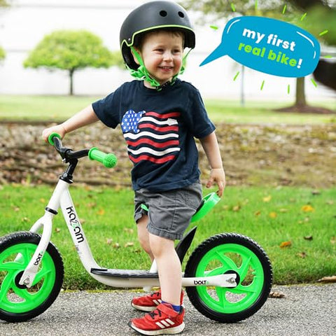 KaZAM Bolt Balance Bike, Ages 2-5 Years, Footrest and Safety Handle