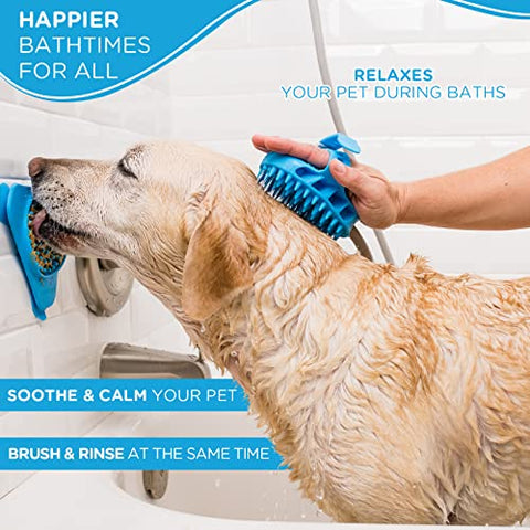 Aquapaw - Dog Bath Brush Pro, Sprayer & Scrubber