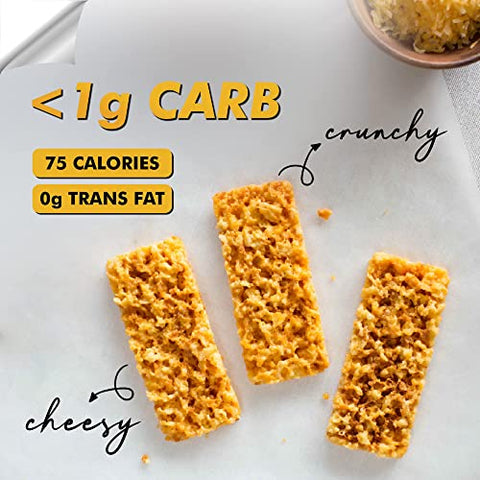 Just The Cheese Bars, Crunchy Baked Snack Bars (12 Ct)