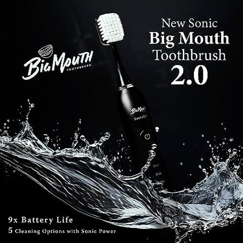 BIG MOUTH TOOTHBRUSH 2.0 - Sonic (Black)