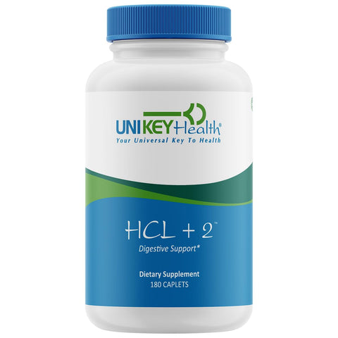 Uni Key Health HCL + 2 Digestive Enzyme Support, 90 Servings