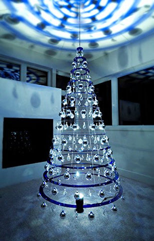Classic 8' Blue Modern Christmas Tree