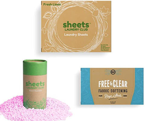 Sheets Laundry Club All In One Laundry Kit - 50 Fresh Linen Sheets