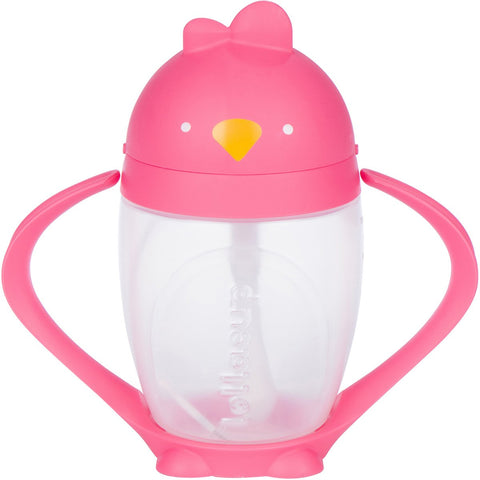 Lollaland Weighted Straw Sippy Cup: Lollacup - Posh Pink