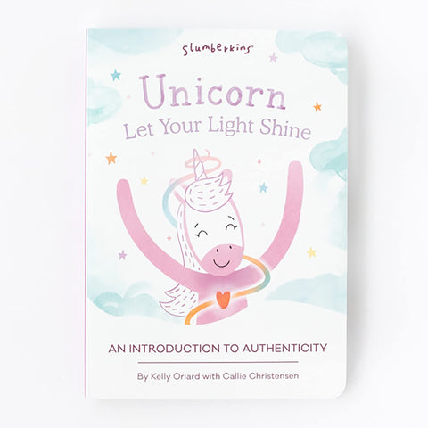 Slumberkins 14" Unicorn Snuggler, Card & Storybook Set