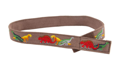 MYSELF BELTS - Dinosaur Print Velcro Belt