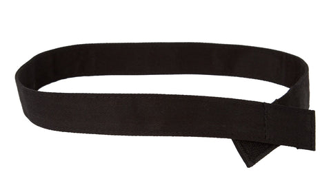 MYSELF BELTS - Solid Black Twill Velcro Belt