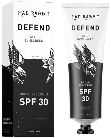 Mad Rabbit Defend Tattoo Sunscreen- SPF 30 100mL