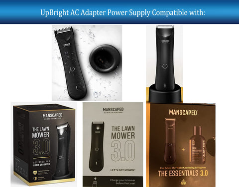 UPBRIGHT 2-Pin 5V AC/DC Adapter Compatible with Manscaped