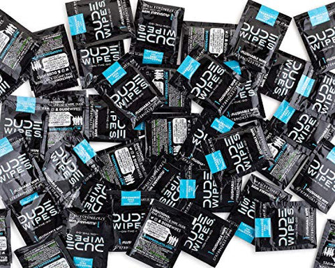 DUDE Wipes - On-The-Go Flushable Wipes - 2 Pack