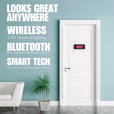 BusyBox S smart Bluetooth Sign - 5,000 mAH Battery Powered
