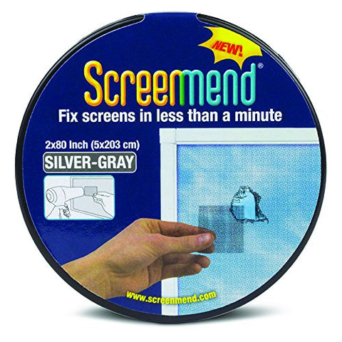 FiberFix Screenmend Window Screen Repair Kit - 2" x 80" Roll - Silver-Gray
