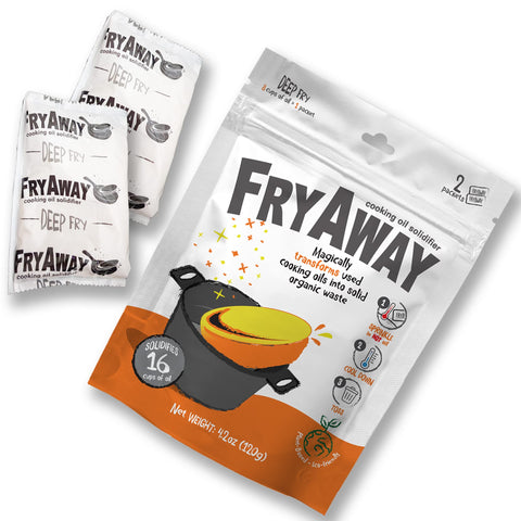 FryAway Deep Fry Cooking Oil Solidifier, 16 Cups