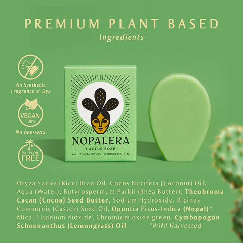 Nopalera Lemongrass Bar Soap, 4 Oz