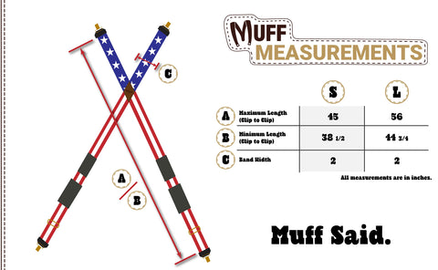Muff Wader Men's Suspenders - Ideal for Events