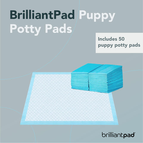 BrilliantPad Super Absorbent, Puppy Potty Pads